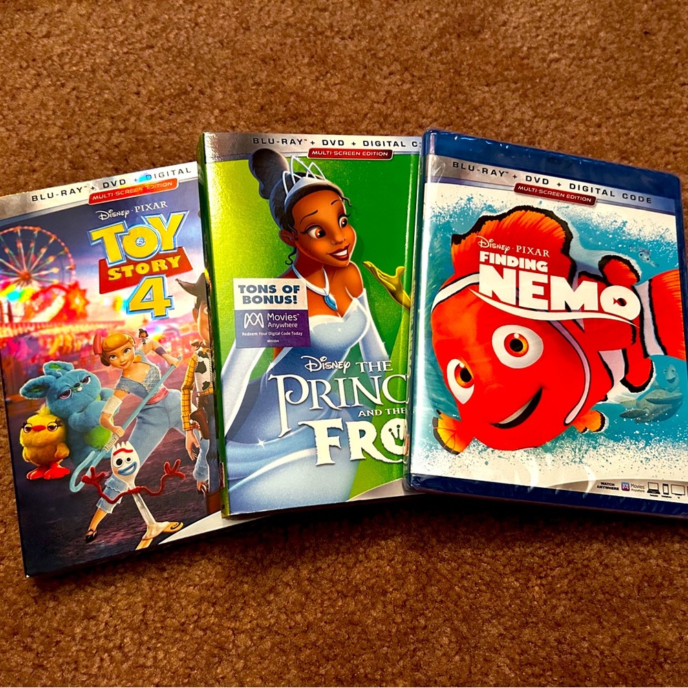 Brand New 3 Disney DVDs